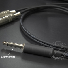 Cáp chia 6ly 1 ra 2 DIY 0.2M đến 1M - Dây 6.5 đực sang 2 cái mono dùng song song