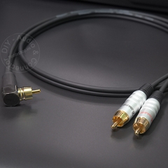 Dây chia AV 1 ra 2 DIY 0.2M đến 2M - Audio RCA male to 2 RCA male