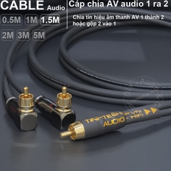 Cáp AV 1 ra 2 DIY 0.5 đến 5 mét - RCA splitter cable