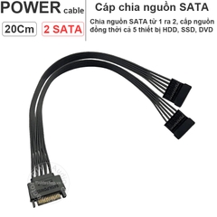 Dây chia nguồn SATA 1 ra 2 20Cm - SATA powe cable 1 in 2 out