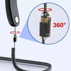 Đầu chống rối cho dây tai nghe điện thoại để bàn xoay 306 độ