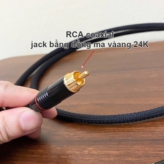 Dây 75 Ohm coaxial S/PDIF đồng mạ bạc chyển tín hiệu âm thanh số cho DAC AMP Smart TV