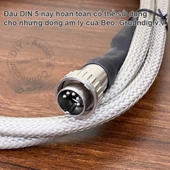 Dây 5 chân khóa sang 2 cổng canon đực chuyển âm thanh từ âm ly Châu Âu sang Loa kiểm âm Mixer DAC