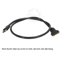 Cáp Displayport nối dài bắt vít 30Cm - DP 4K extension cable with fixed screw position