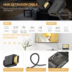 Cáp HDMI nối dài 4K 60Hz Ugreen HD107 - HDMI male to HDMI female cable