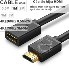 Cáp HDMI nối dài 4K 60Hz Ugreen HD107 - HDMI male to HDMI female cable