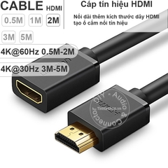 Cáp HDMI nối dài 4K 60Hz Ugreen HD107 - HDMI male to HDMI female cable