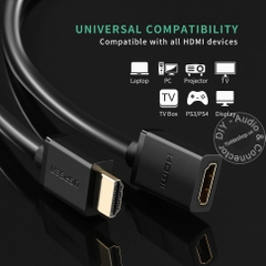 Cáp HDMI nối dài 4K 60Hz Ugreen HD107 - HDMI male to HDMI female cable