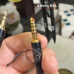 Cáp IC 4.4 sang 3.5 đồng 6N mạ bạc - 3.5mm single ended to 4.4mm balanced cable