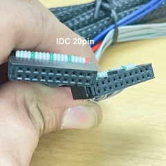 Dây IDC 20 pin kèm nguồn molex 4pin Hirose dùng cho PLC CNC CMC
