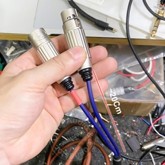 Dây 6 ly sang canon đực cái - Cáp nối lọc xì in out đến insert mixer