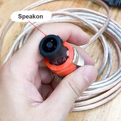 Dây loa bắp chuối sang speakon chuyển âm thanh cho Đẩy Âm ly Loa Sub