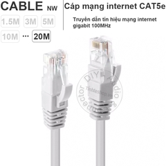 Dây mạng Cat5e bấm sẵn 1.5 mét đến 40 mét King-Master - Cat5e UTP network cable 24AWG
