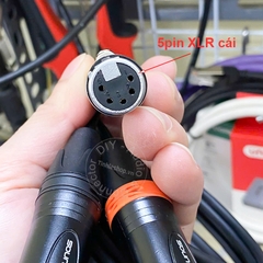 Dây micro Rode NT4 XLR 5pin sang 2 XLR 3pin cắm vào Soundcard Mixers