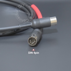 Dây DIN 8 sang DIN 5 cho Âm ly Châu Âu Băng cối Sound card - MIDI DIN 8 male to DIN 5 male cable