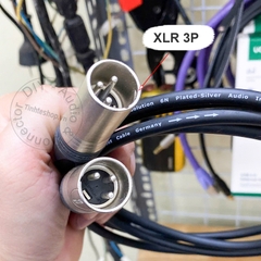 Cặp dây mini XLR sang XLR cho DAC Astell & Kern Kann CA1000T đồng 6N mạ bạc