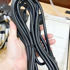 Dây nguồn C13 lõi 1.5mm cắm cho Nồi cơm Ấm Nước Loa công suất 3500W - High power 3500 watt European plug to C13 power cord