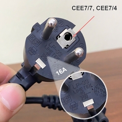 Cáp nguồn 3 chấu cắm cho cục sạc Laptop Dell HP AMP DAC Wim Ultra - C5 to SCHUKO for computer european power cord