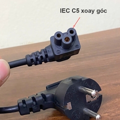 Cáp nguồn 3 chấu cắm cho cục sạc Laptop Dell HP AMP DAC Wim Ultra - C5 to SCHUKO for computer european power cord