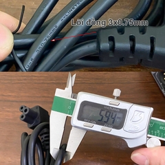 Cáp nguồn 3 chấu cắm cho cục sạc Laptop Dell HP AMP DAC Wim Ultra - C5 to SCHUKO for computer european power cord