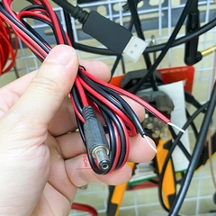 Dây nguồn DC 5.5x2.1mm lõi đồng 0.5mm 20AWG