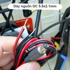 Dây nguồn DC 5.5x2.1mm lõi đồng 0.5mm 20AWG