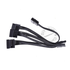 Cáp nguồn 4pin IDE ra 5 SATA 60Cm - Molex IDE 4 pin to 5 SATA cable
