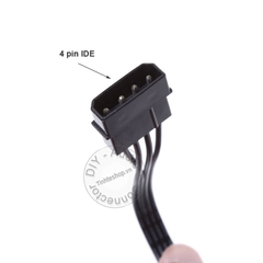 Cáp nguồn 4pin IDE ra 5 SATA 60Cm - Molex IDE 4 pin to 5 SATA cable