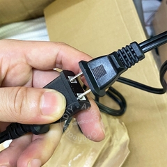 Dây nguồn 2 chân dẹt nối dài 1.8 mét 3x0.82mm - Nema power cable 1-15p male to female extension