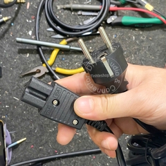 Dây nguồn C15 DIY 0.5 đến 5 mét - EU to C15 self-plug power cable 3x1mm 2500W