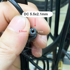Dây nguồn USB C sang DC 5.5x2.1mm chuyển nguồn ch Pin dự phòng Bộ phát wifi.v.v.
