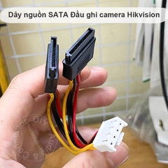 Dây nguồn ổ cứng HDD SSD cho Đầu ghi camera Hikvision Dahua - SATA Power Cable for Hikvision Video Recorder, 4 Pin to SATA Hard Drive HDD Power