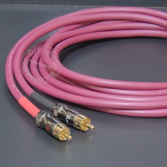 Dây âm thanh 2 đầu bông sen lõi đồng tinh khiết mạ bạc - Silver-plated OFC copper core 2-plug RCA audio cable