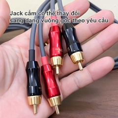 Dây âm thanh cổng bông sen làm từ cáp Monster Junior chuyên cho âm thanh xe hơi