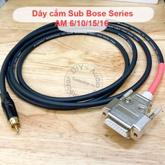Cáp cắm cục Sub Bose AM10 AM6 AM15 AM16 - RCA to DB15 female cable transfers audio signals for Bose AM6/10/15/16 series Subwoofers