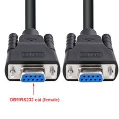 Cáp DB9 RS232 2 cổng cái đấu thẳng DTECH DT9005C