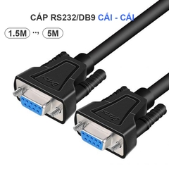 Cáp COM 9 chân 2 đầu đực đấu thẳng DTECH DT-9005A