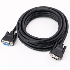 Dây RS232 9 chân đầu đực sang đầu cái đấu thẳng DTECH DT9005B kích thước từ 1.5 mét đến 5 mét