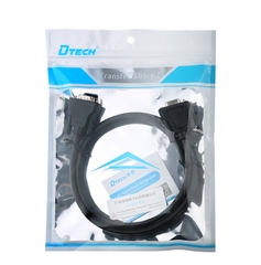 Cáp COM 9 chân 2 đầu đực đấu thẳng DTECH DT-9005A