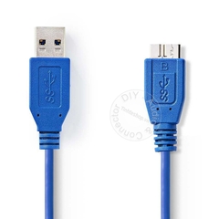 Dây USB 3.0 AM sang Micro BM dài từ 0.3 đến 5 mét - USB 3.0 type A male to type B micro