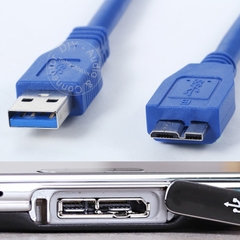 Dây USB 3.0 AM sang Micro BM dài từ 0.3 đến 5 mét - USB 3.0 type A male to type B micro