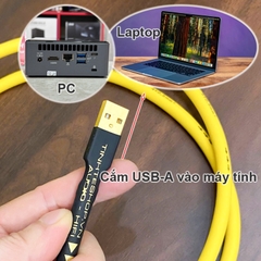 Dây cấp nhạc từ máy tính qua DAC AMP đồng mạ bạc hiệu suất cao âm thanh sáng