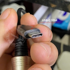 Dây USB C sang DIN 5pin chuyển âm thanh từ Smartphone Tablet sang Âm ly Đài Cát sét cổ Châu Âu