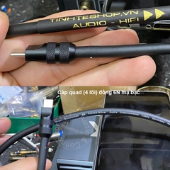 Cáp type-C sang 3.5 giải mã 32bit 384KHz DIY 0.1 đến 5 mét - USB-C to 1/8 AUX audio cable