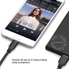 Cáp USB C sang micro USB 3.0 cho ổ cứng di động 0.25 mét đến 2 mét - USB type-C to USB 3.0 cable micro BM