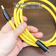 Dây USB A sang C để cắm Máy tính sang DAC đồng 4N OFC mạ bạc