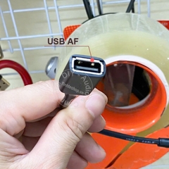 Cáp 3.5 sang USB chuyển Âm thanh Nguồn điện cho oto.v.v. USB A female to AUX 3.5mm TRRS male