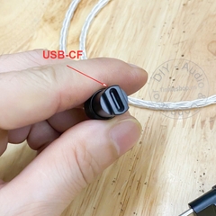 Dây USB C nối dài cho DAC AMP hỗ trợ sạc nhanh lõi đồng mạ bạc Yarbo