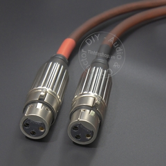 Cáp XLR ra RCA 2 sợi DIY 0.5 mét đến 5 mét - RCA to XLR female cable 2 wire