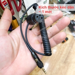 Canon sang 3.5mm khóa ren cho Microphone không dây Sennheiser E835 Mic SK G2 G3 500 G4 transmitters Sony UWP D11 D12 D21